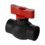 محبس بلاستيك الشريف برادات بولى بروبلين للمياه الساخنة، أحمر - أقطار مختلفة